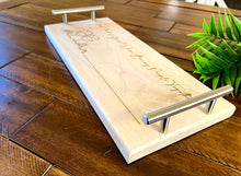 Personalized Maple Wood Serving Tray / Charcuterie board