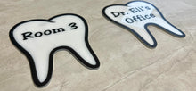 Dental Tooth Office Door Sign