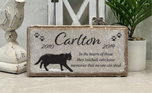 Personalized Cat Memorial Stone. 8x4 Stone Brick. Burial Marker. Indoor/Outdoor Cat Memorial. Custom Cat Sympathy Gift. Kitten, Brick