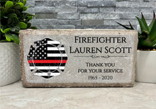 8x4 Firefighter Memorial Stone Paver