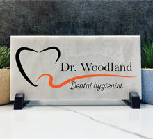 Dentist Marble Name Plate