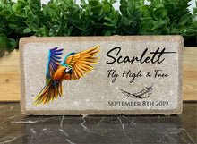 8x4 Personalized Parrot Memorial Paver Stone Gift