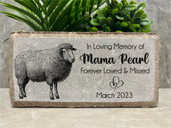 8x4 Personalized Sheep Memorial Paver